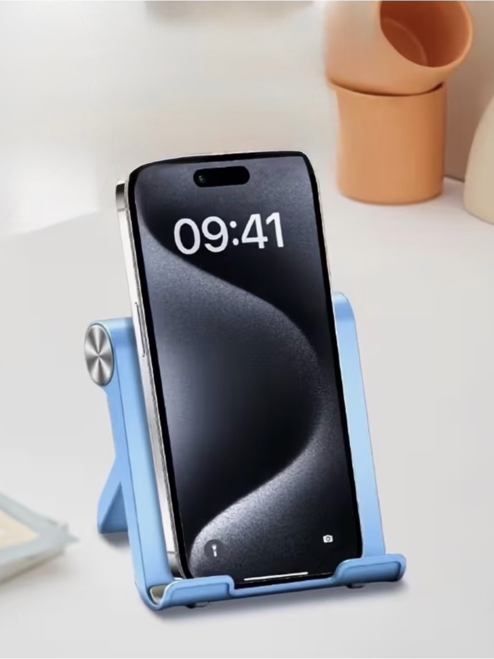 Foldable Adjustable Phone / Tablet Stand - Blue